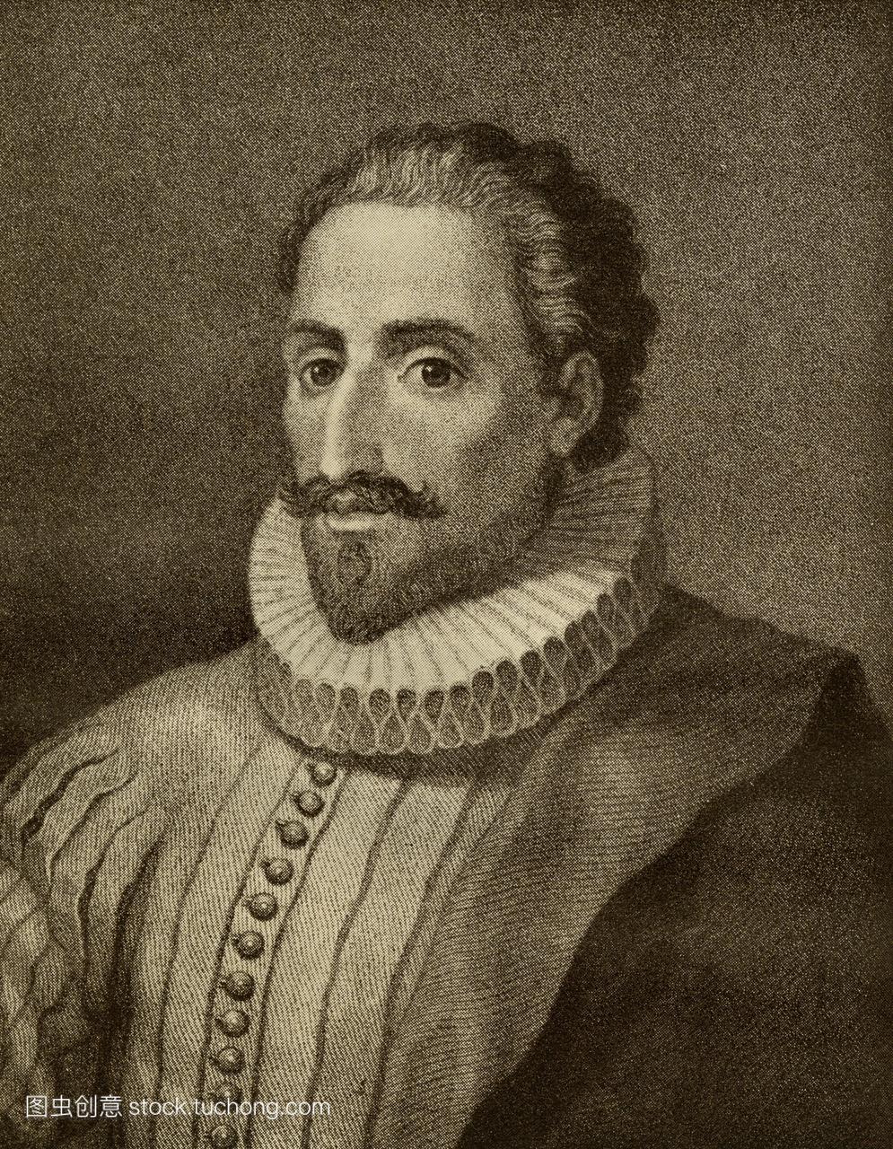 格尔saavedrade塞万提斯1547-1616。西班牙作