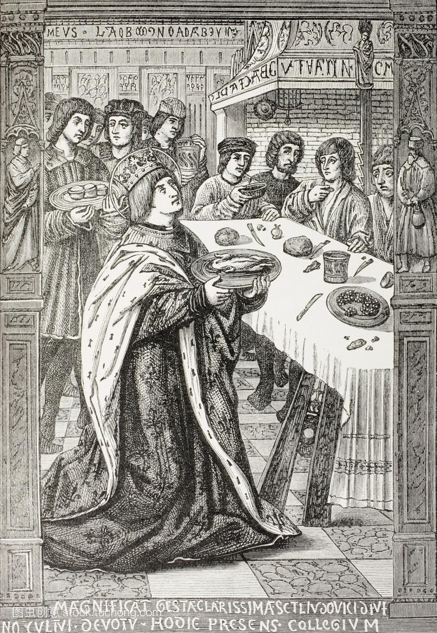 圣路易斯法国国王路易九世1214-1270一顿饭给