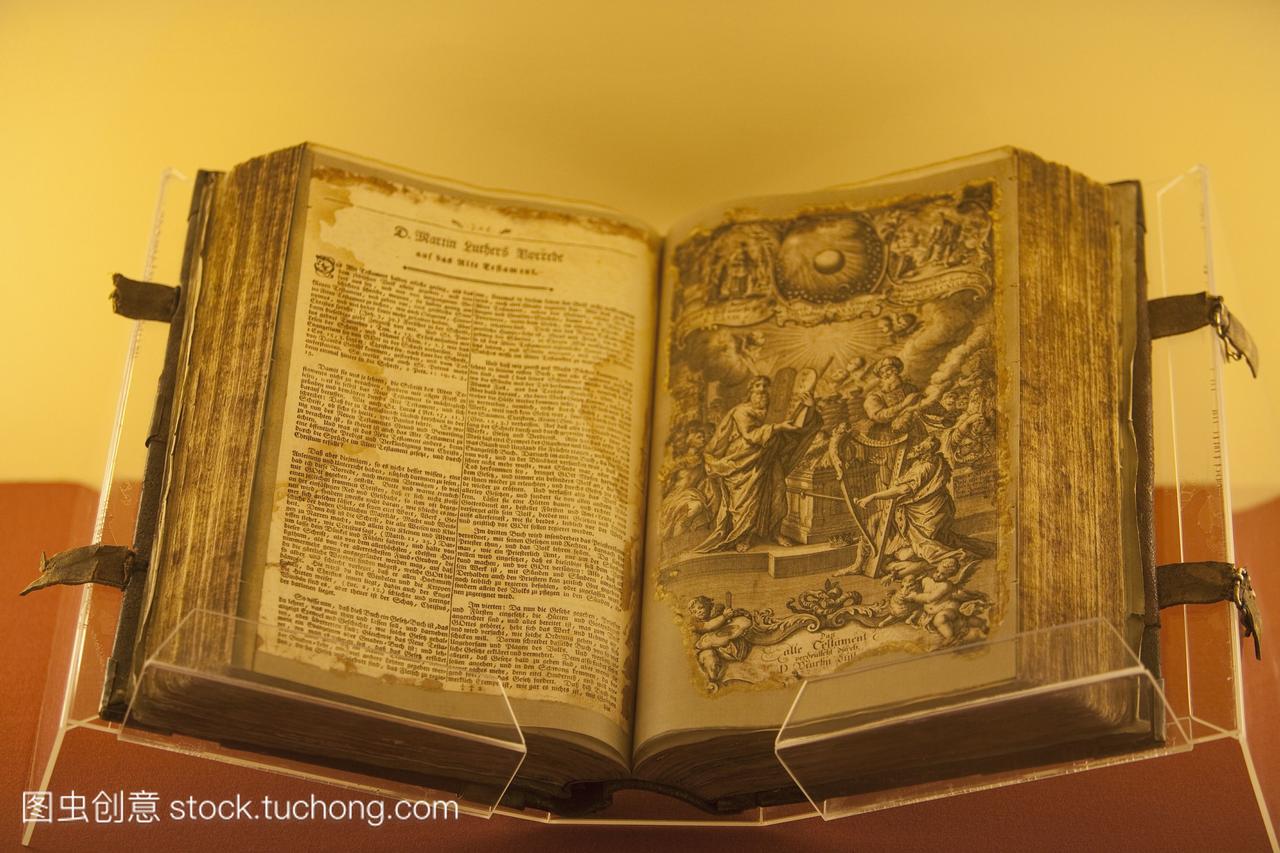 马丁·路德·《圣经》在国家博物馆的casad